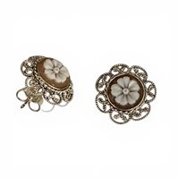 Boucles d'oreilles Mandile 1922 Femme Cammei  in Argent Conchiglia 2MORCM40 - 2MORCM40